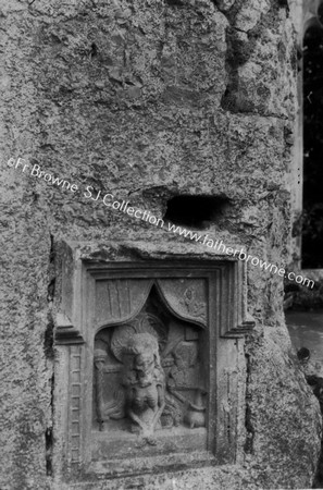 FRIARY OUR LORD WITH INSTRUMENTS OF PASSION IN TRANSEPT ARCH